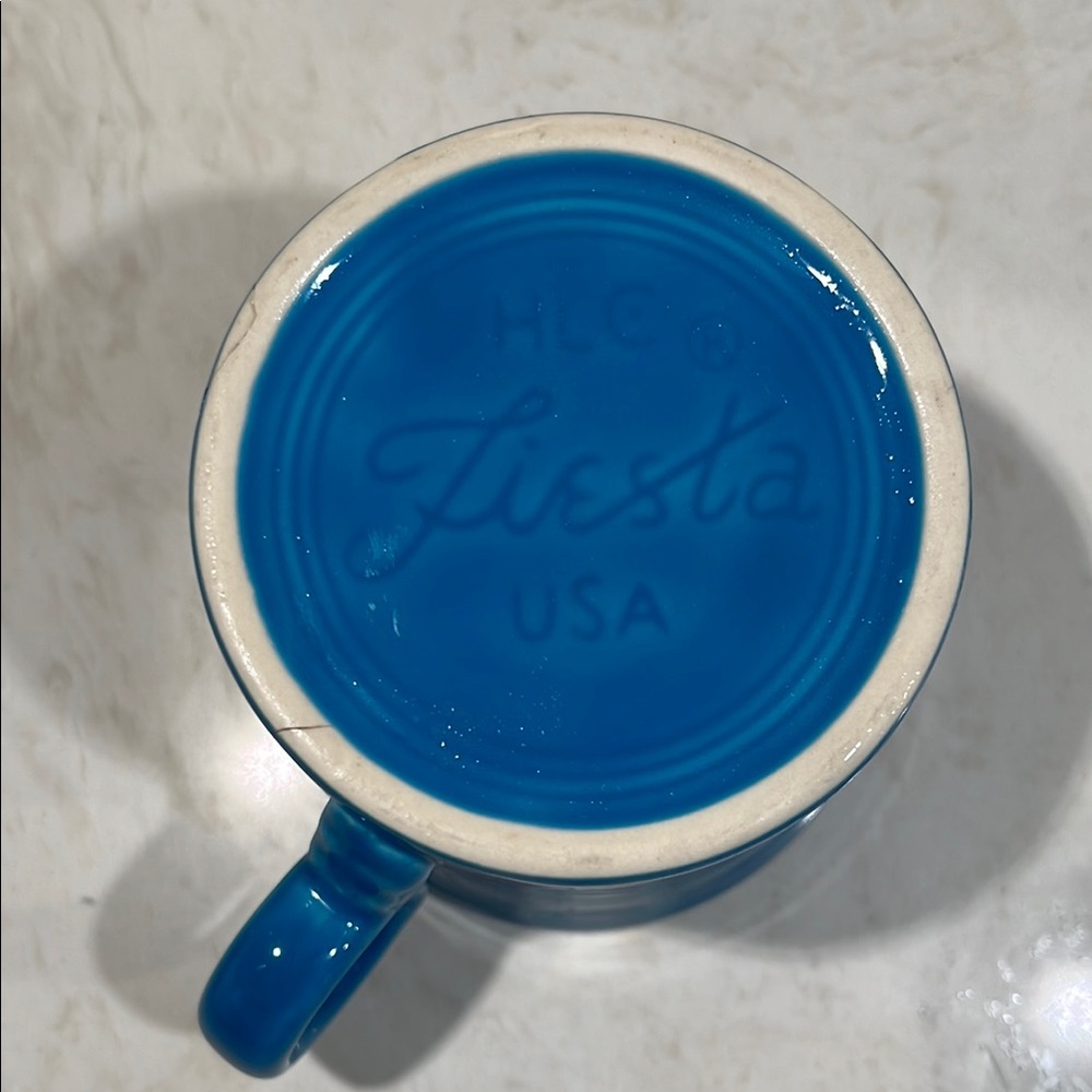Fiestaware 10oz Peacock Blue Ceramic Mug